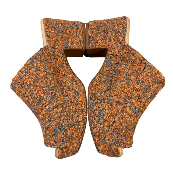 Chocolat Blu Gwyn Tweed Clog in Rust size 8.5 - Picture 3 of 10